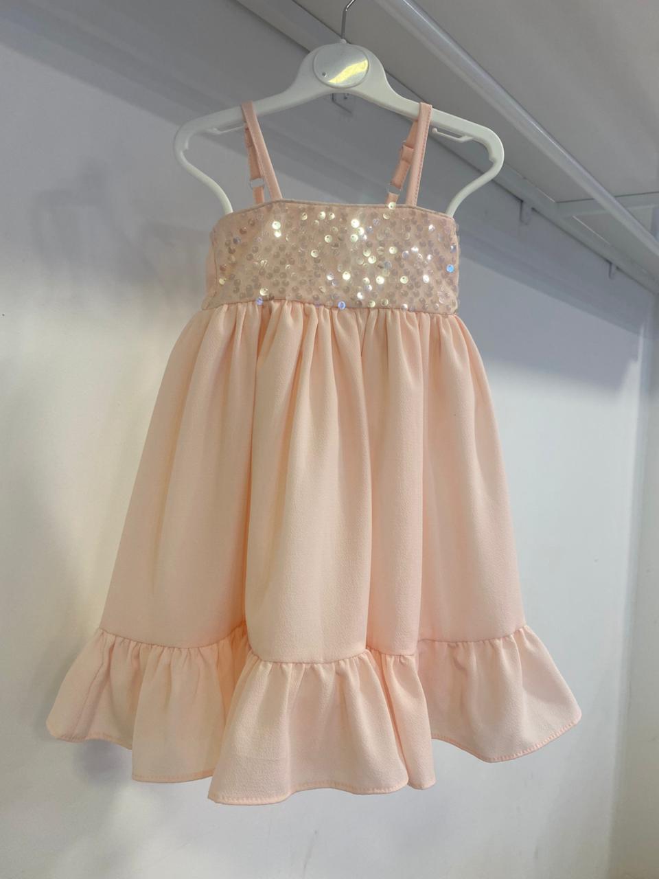 Shells Pink Sequins Dress