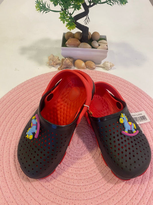 Red Horsey Clogs