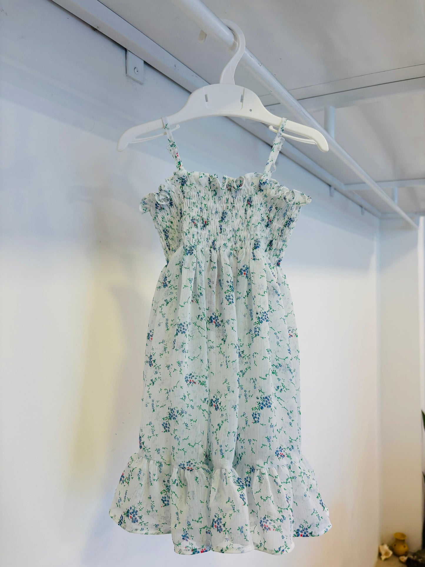 Shells Voile Blue Dress