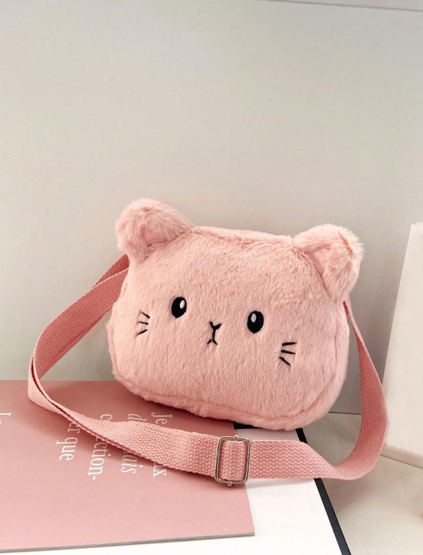 Cartoon Cat Crossbody Bag