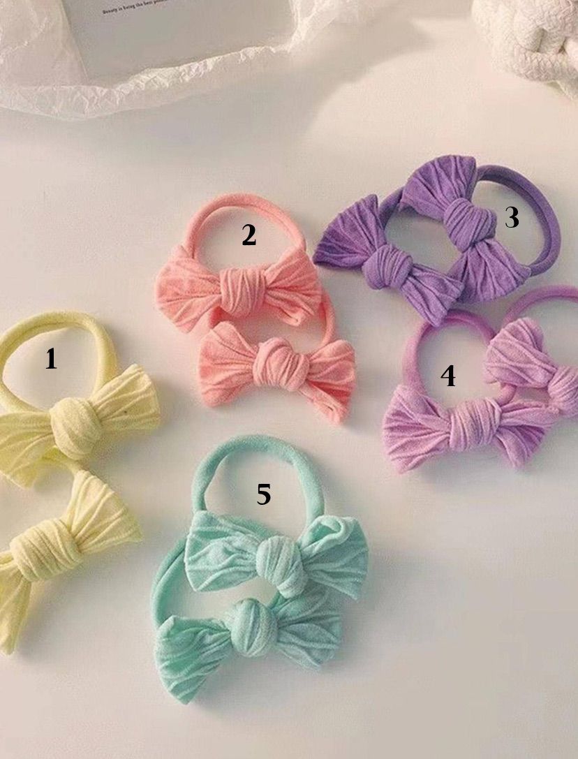 Bow Decor Hair Ties