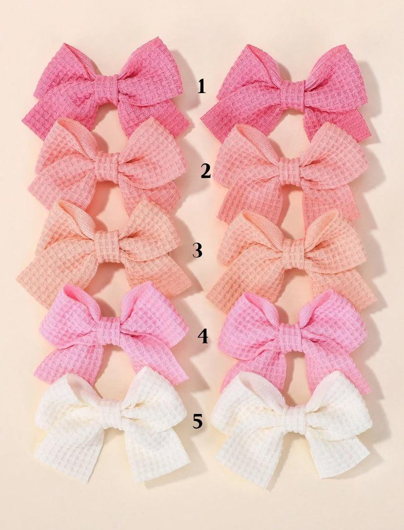 Mini Bow Hair Clips