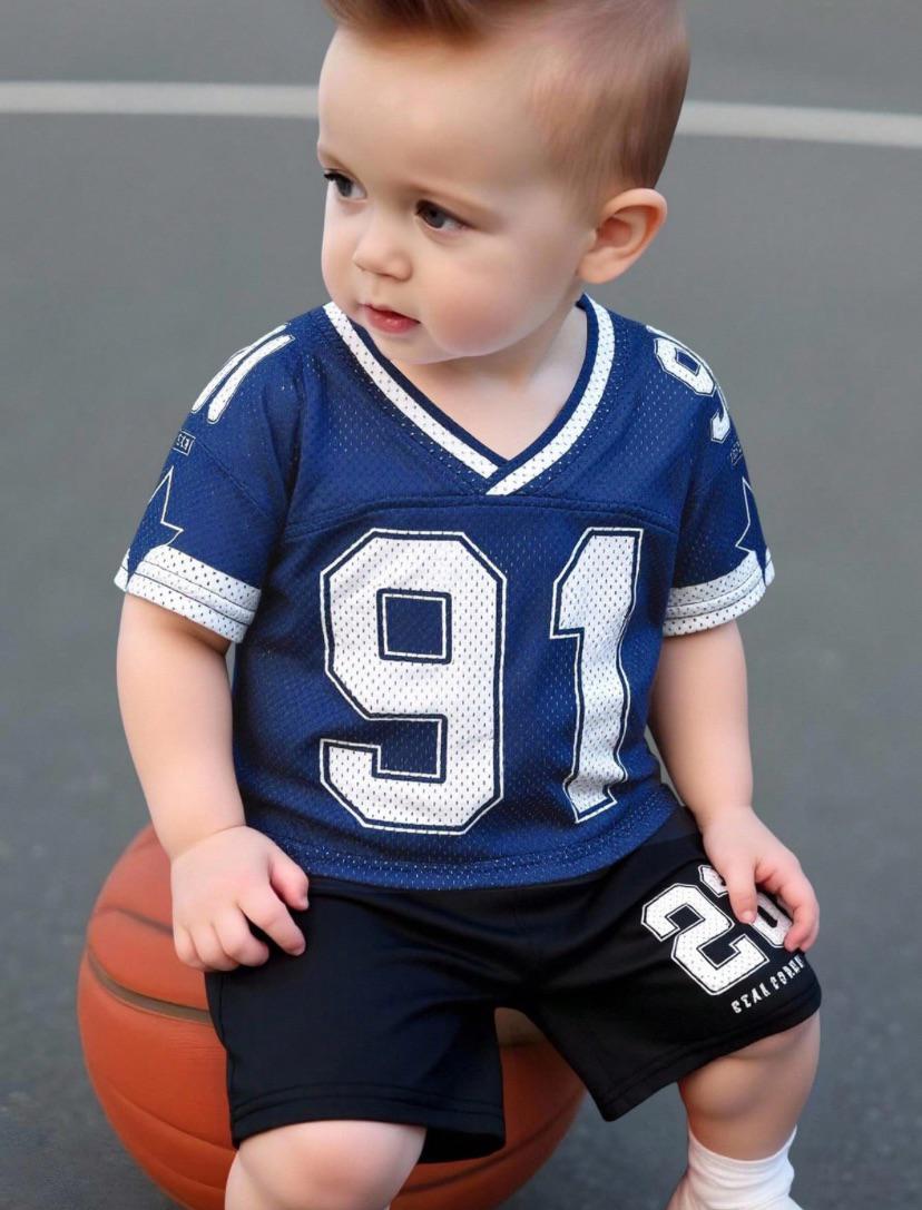 Baby Boys Solid Color Game Jersey | 6M -3Y
