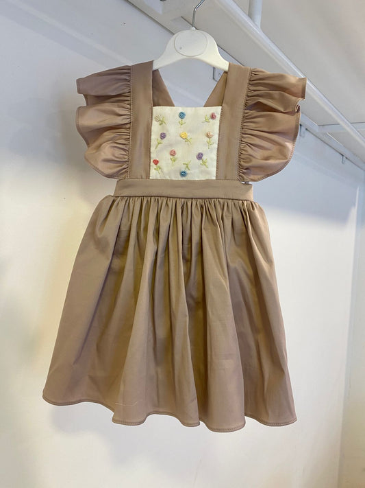 Shells LT/ Purple Embroidery Dress