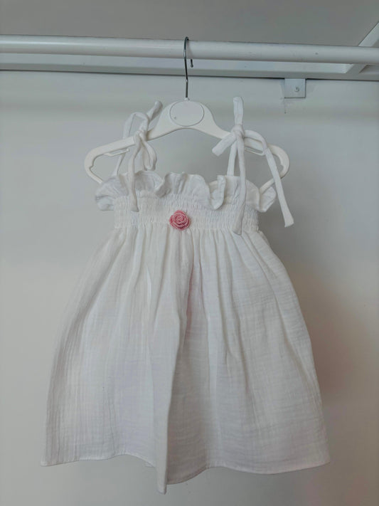 Shells Pure White Dress | 6M
