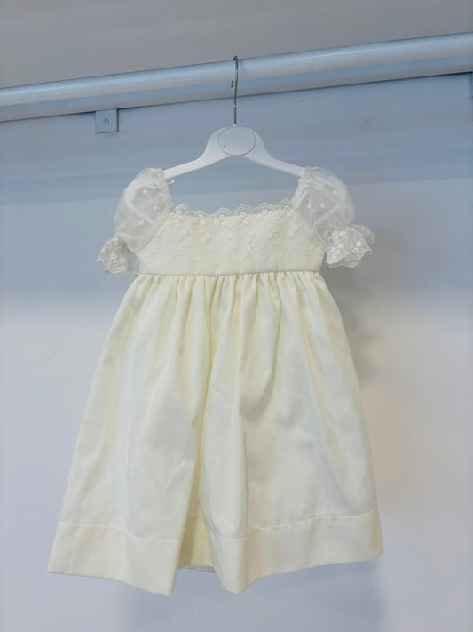 Shells White Puff Dress | 1Y