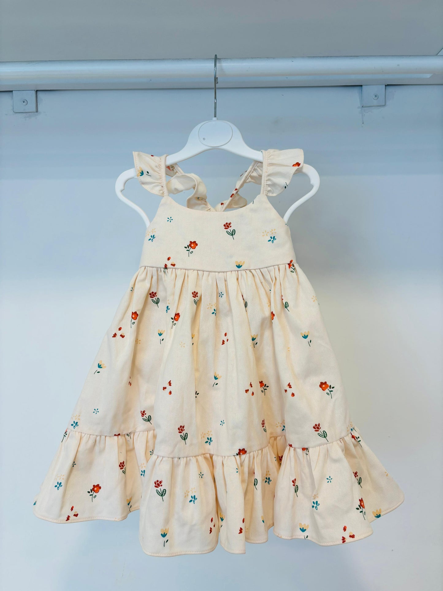 Shells Printed Frill Dress