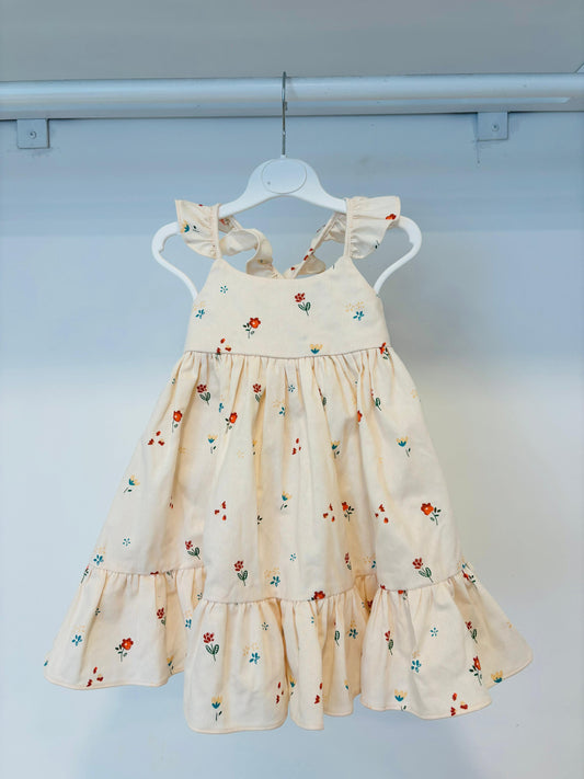 Shells Printed Frill Dress