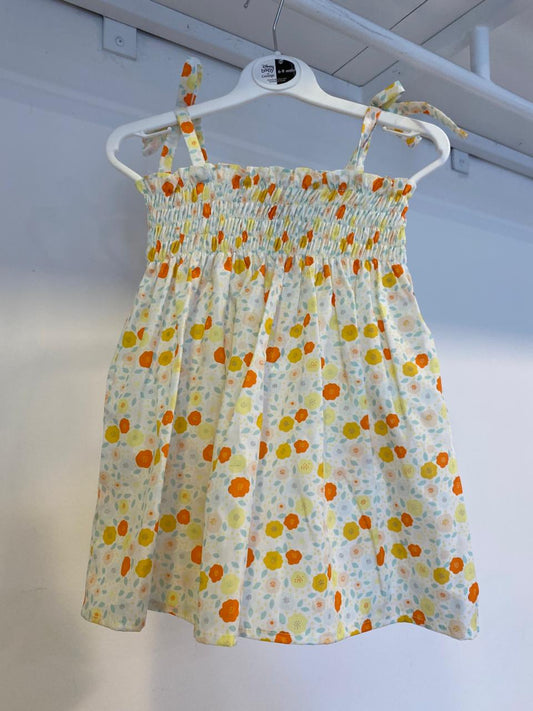 Baby Beddings Amber Petal Frock (Elastic smoking)