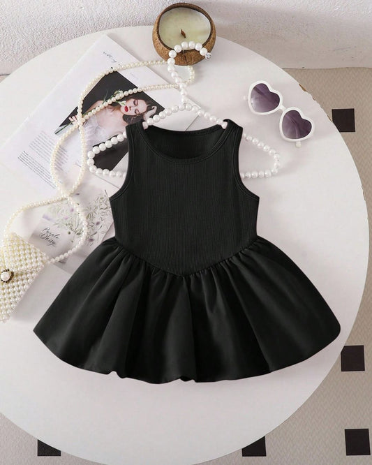 Sleeveless Balloon Dress | 6M - 3Y