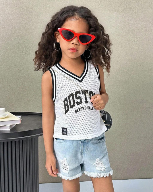 Young Girls BOSTON Top | 4Y - 7Y