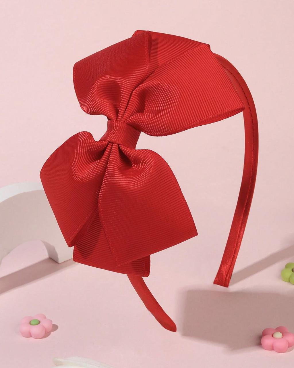 Red Bow Headband