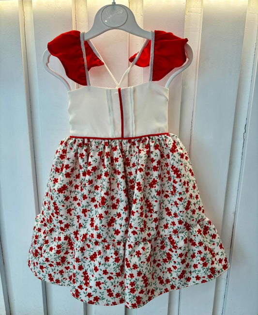 Shells Printed Pintuk Dress