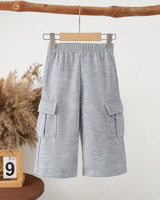 Baby Boys Casual Minimalist Sports Cargo Pant | 6M - 3Y