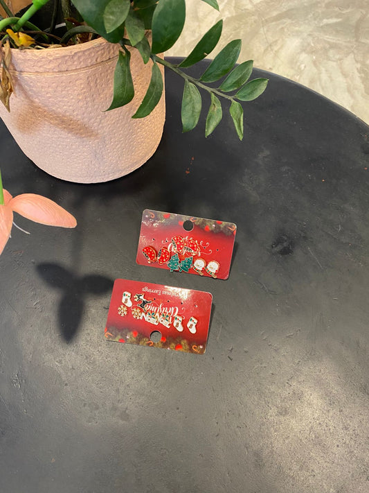 Bee Free Christmas Stud Earrings