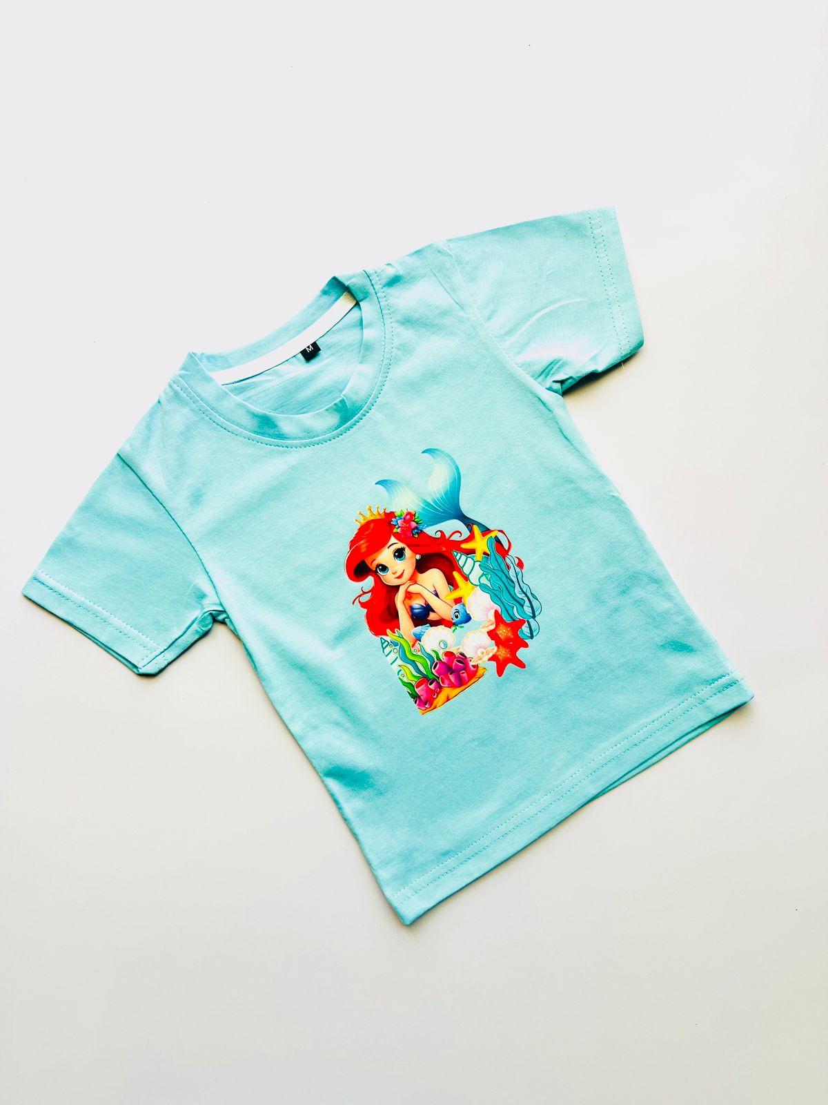 TCB Mermaid Green Color Kids T-shirt | M