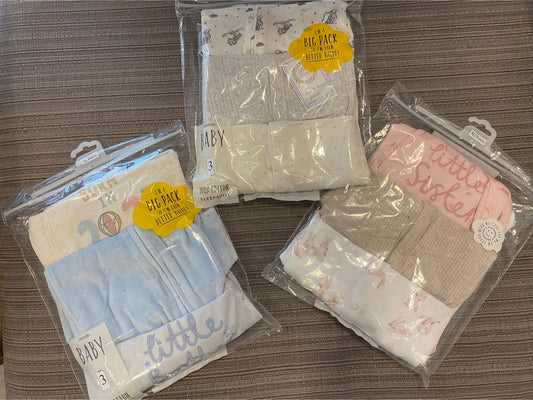 Baby Beddings 3Pcs Sleep Suits Set | Newborn