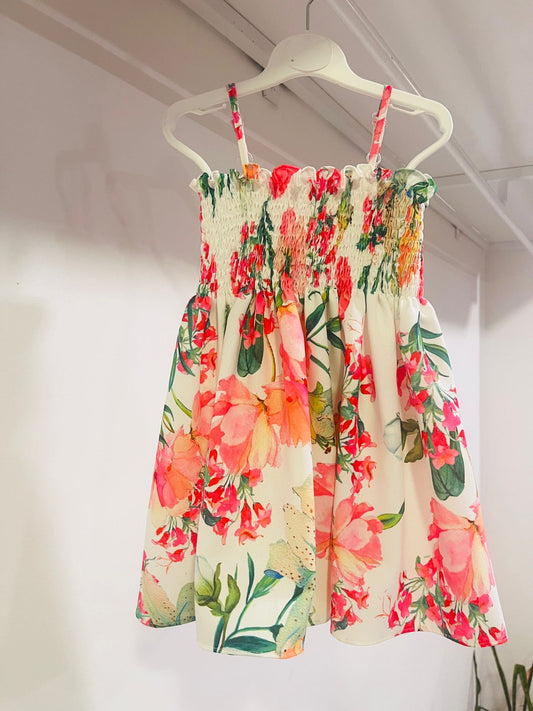 Shells Pink Flower Dress