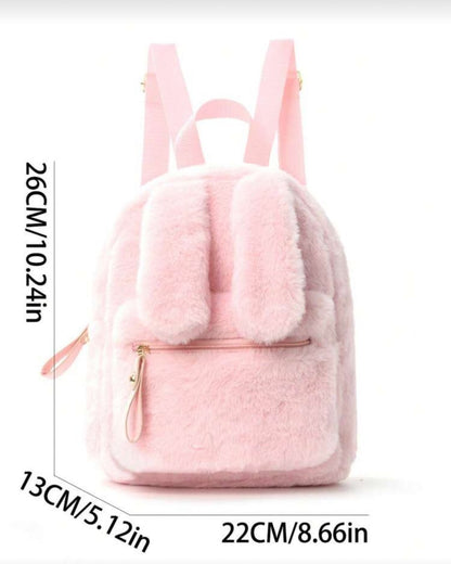 BB Rabbit Ears Fluffy Backpack