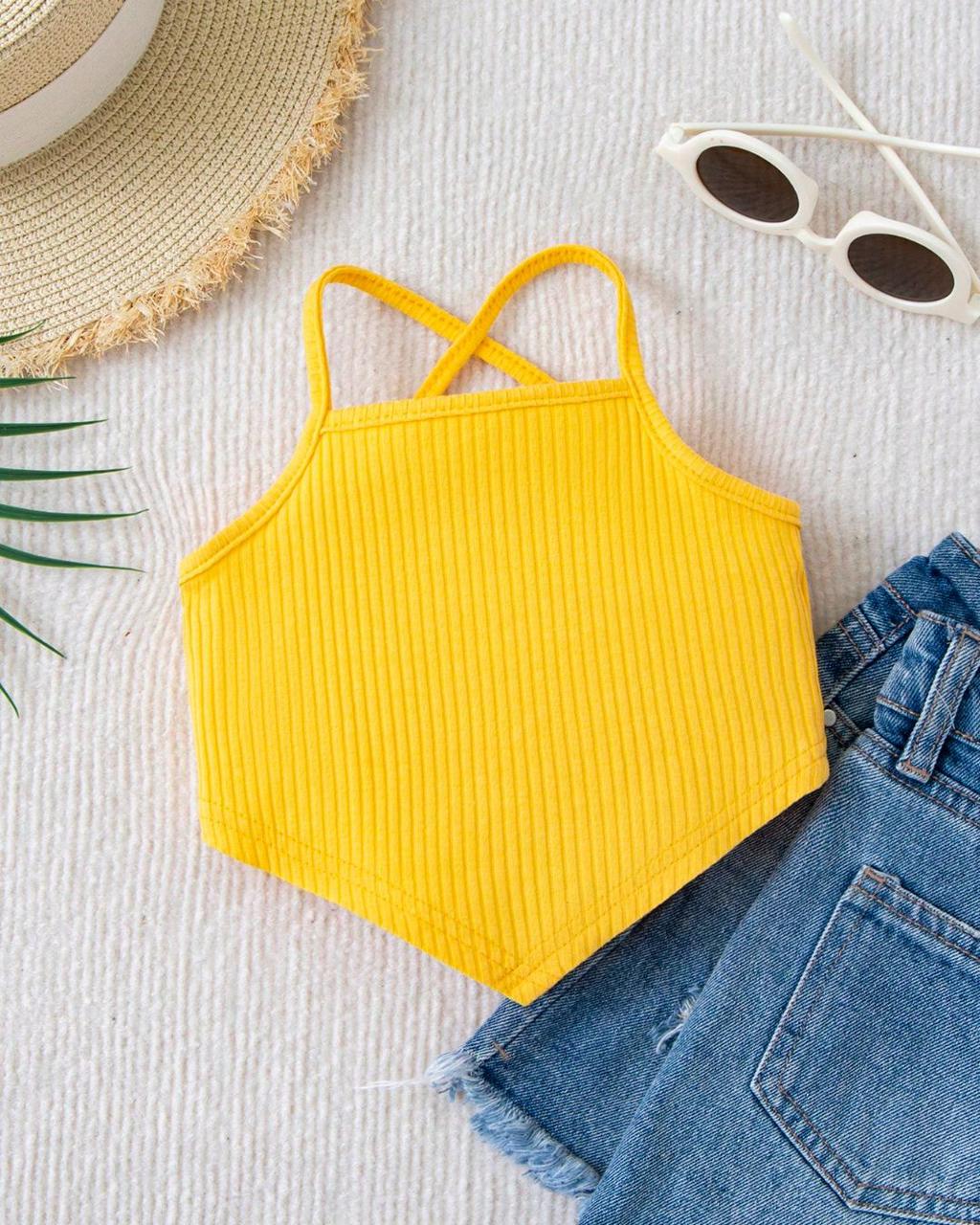 Baby Girls Hanky Hem Cami Top | 6M - 3Y