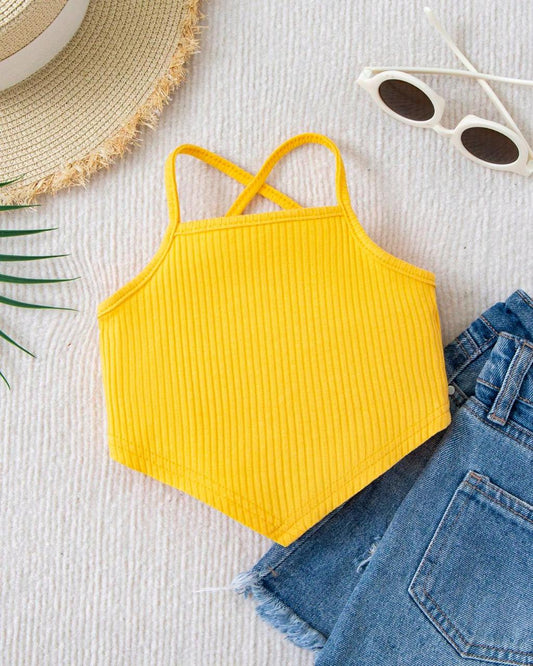 Baby Girls Hanky Hem Cami Top | 6M - 3Y