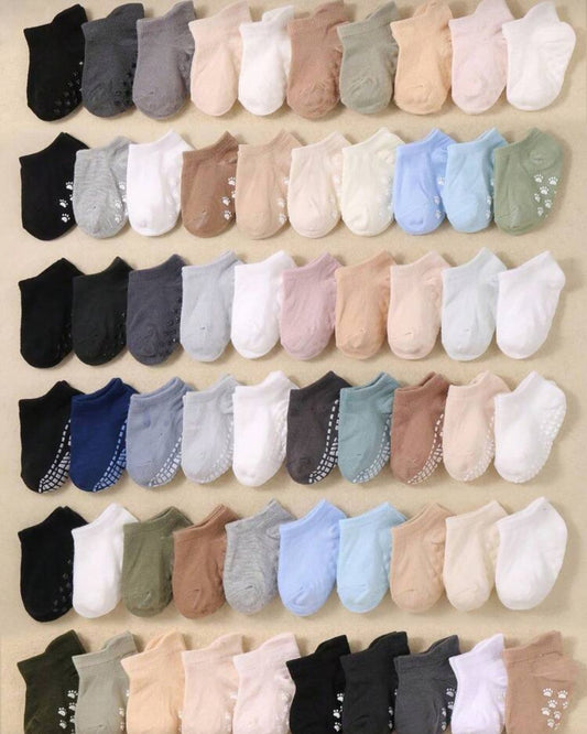 BB Pastel Colors Non-Slip Socks