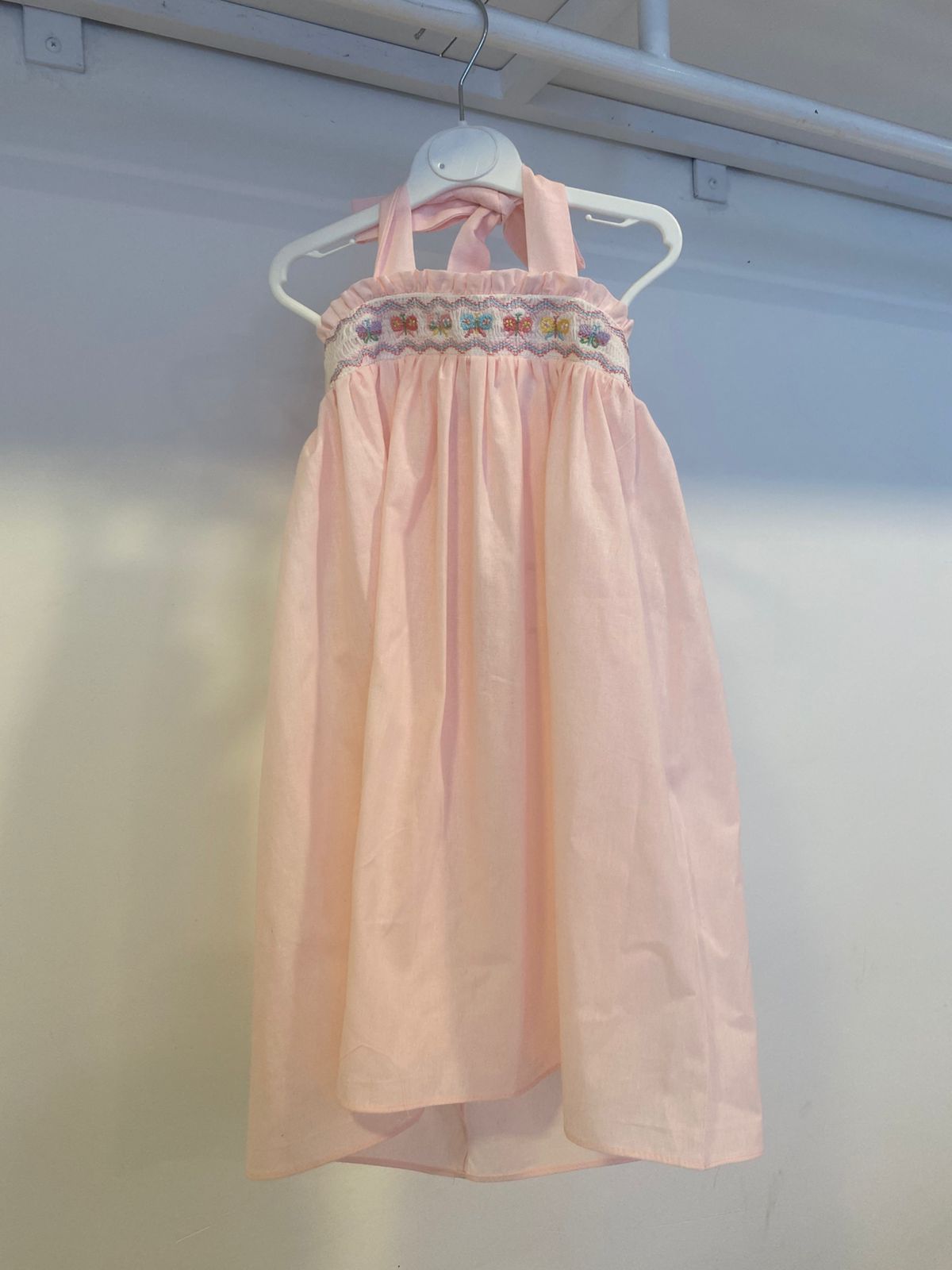 Shells Pink Emb Dress | 3Y