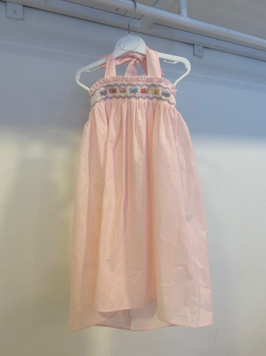 Shells Pink Emb Dress | 3Y