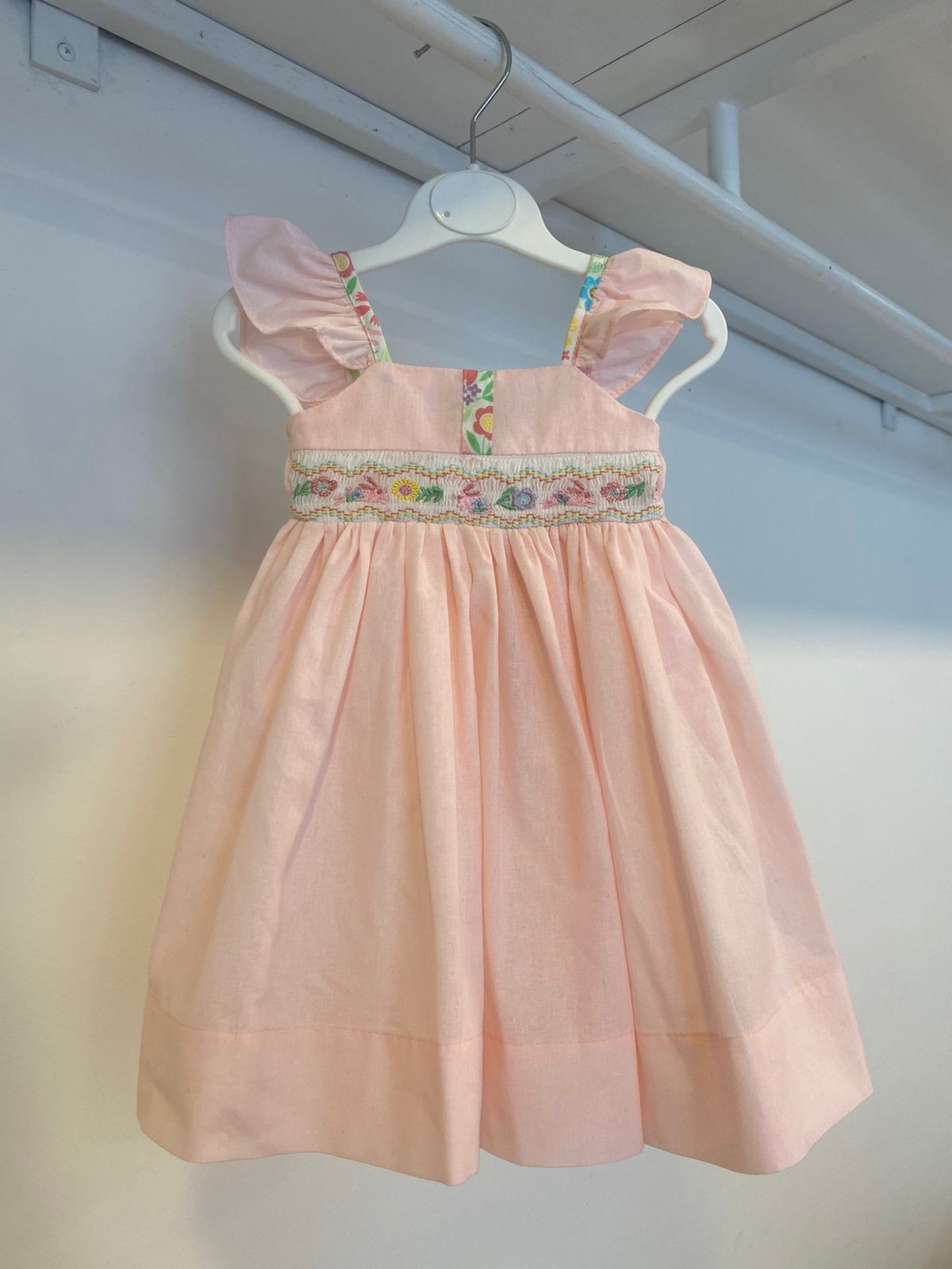 Shells Pink Emb Dress | 6M