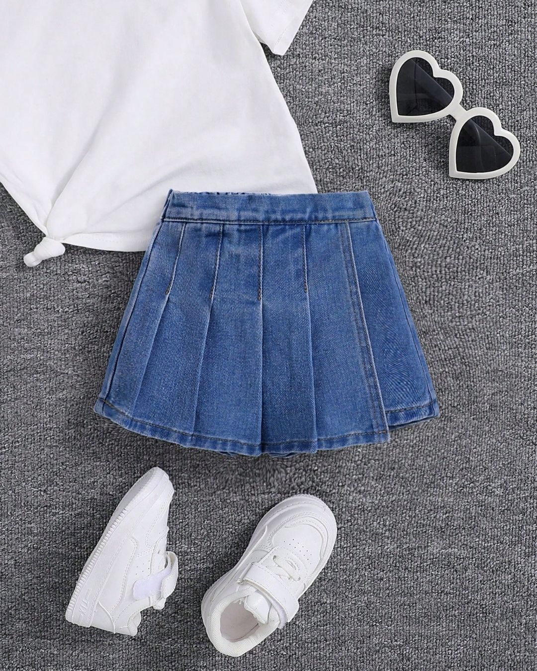 Baby Girls Summer Boho Cute Pleated Skirt | 6M - 3Y