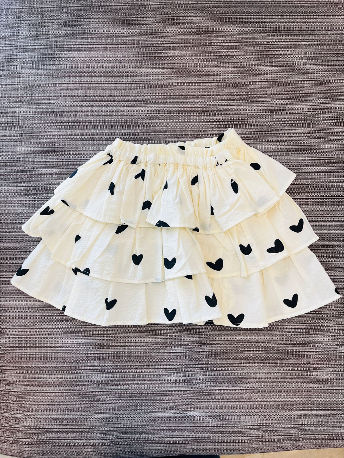 DKS Ruffled Heart Skirt