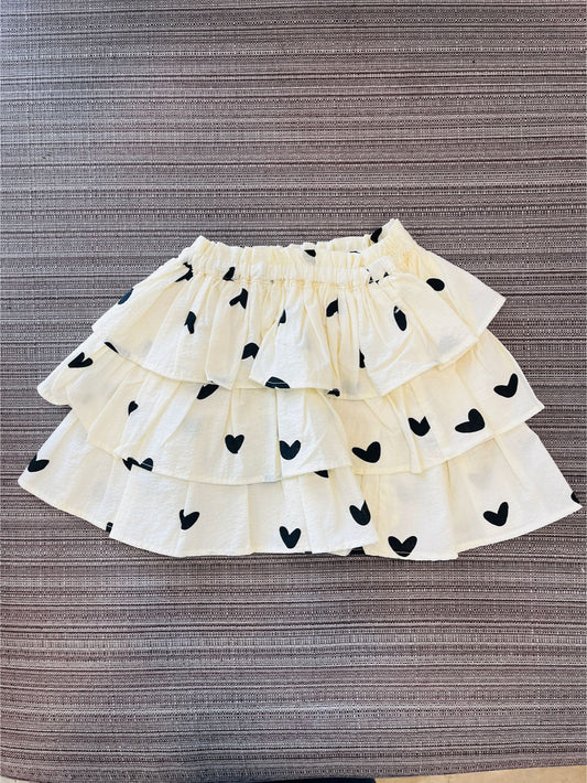 DKS Ruffled Heart Skirt