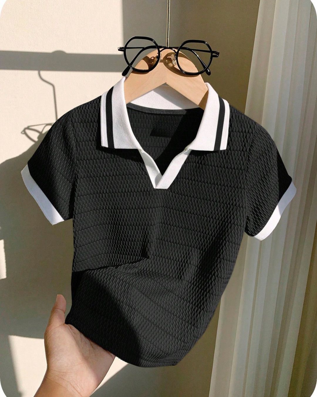 Young Girls Sporty & Casual Color Block Short Sleeve Polo Shirt | 4Y - 7Y