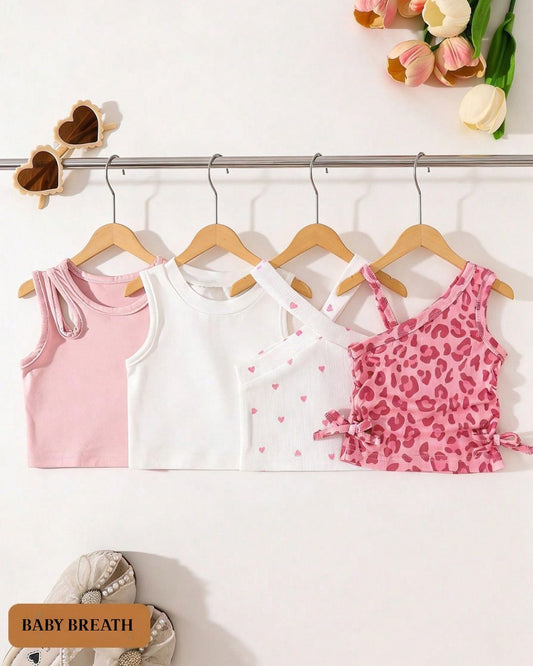 Baby Girls Casual Summer Tops | 6M - 3Y