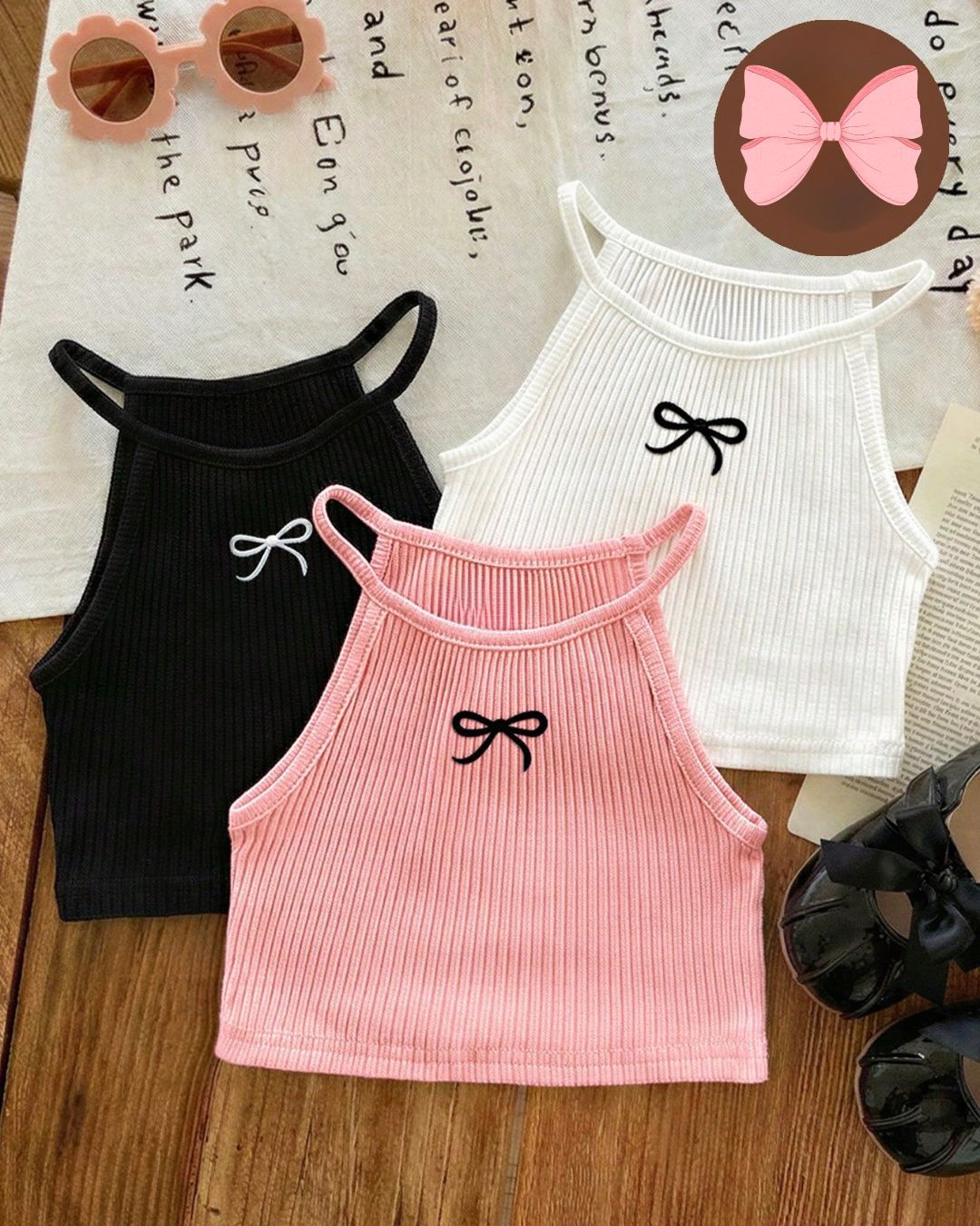 Baby Girls Solid Color Cami Tops | 6M - 3Y