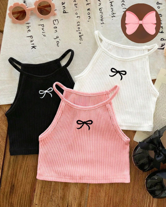 Baby Girls Solid Color Cami Tops | 6M - 3Y