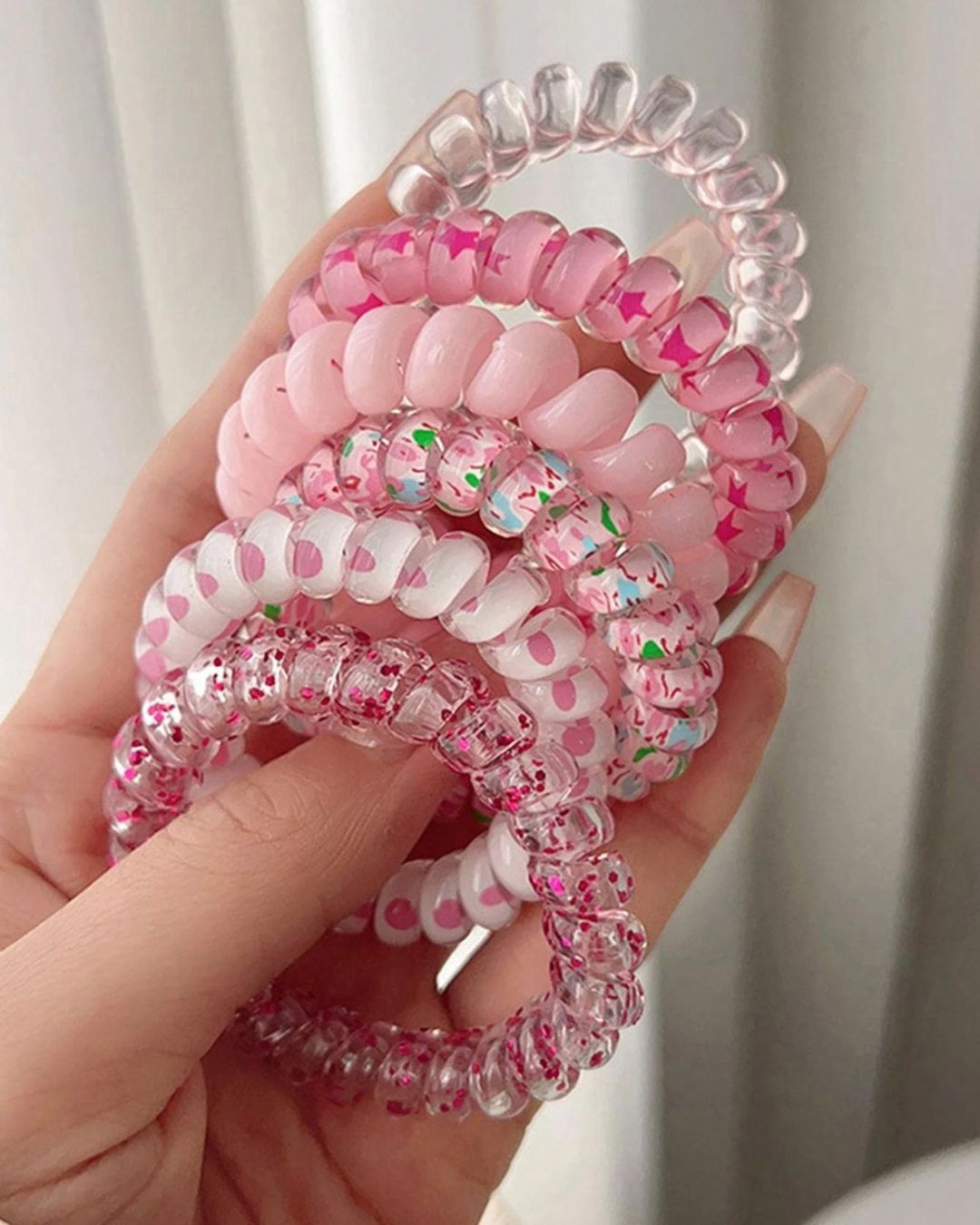BB Candy Color Spiral Hair Ties