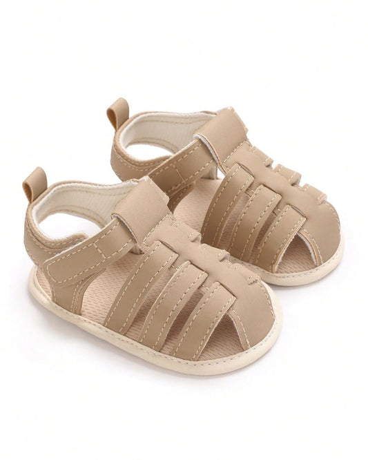 BB Beige Soft Sole & Closed Toe Design Sandals