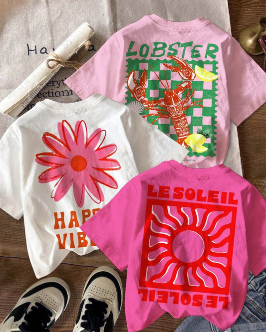 Young Girls Cute Graphic Tees | 4Y - 7Y