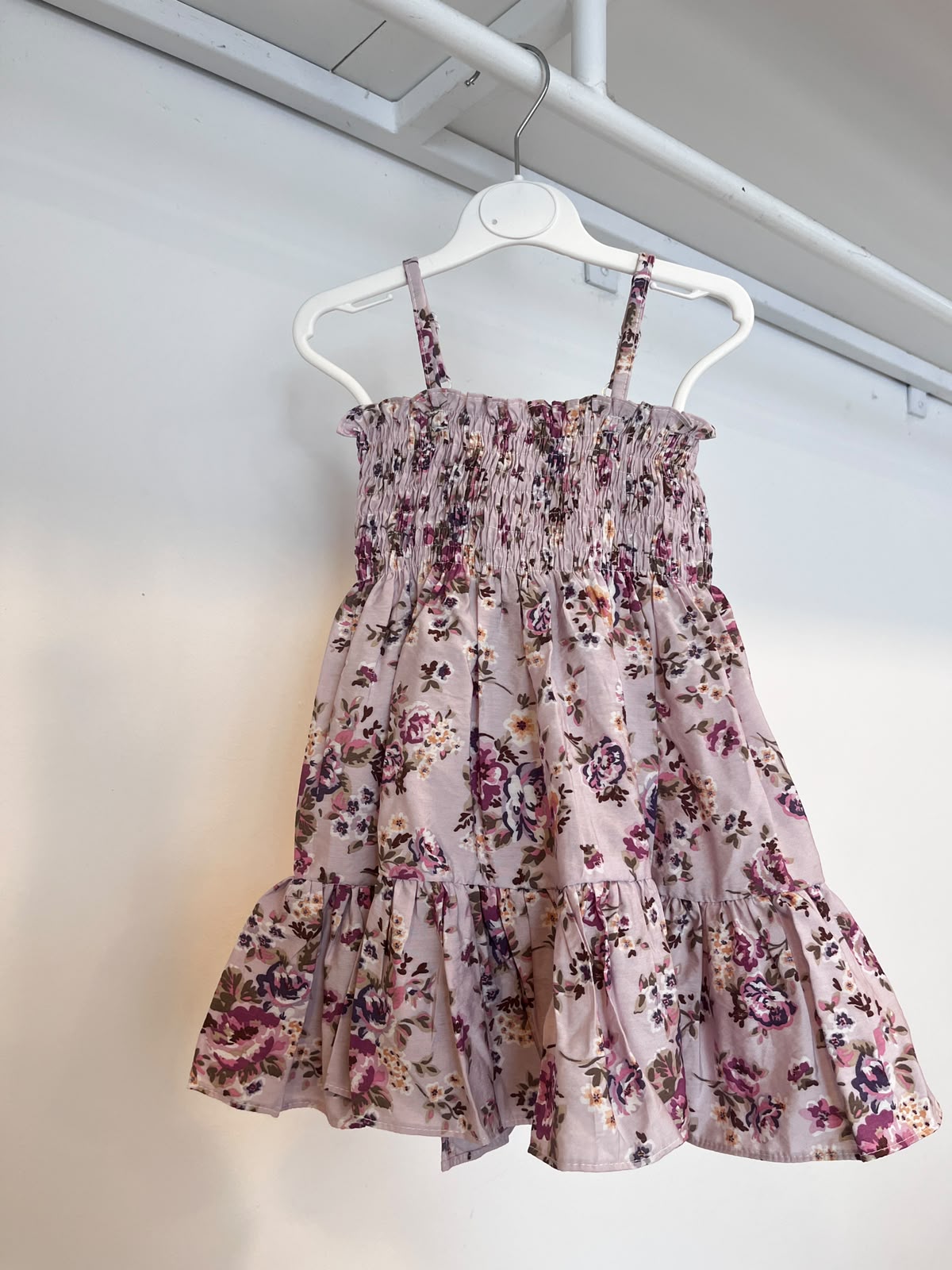 Shells Purple Flower Smoke Dress