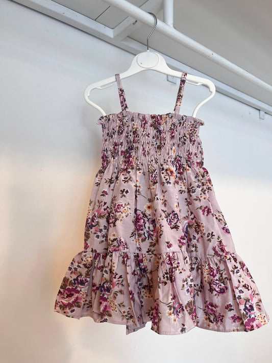 Shells Purple Flower Smoke Dress