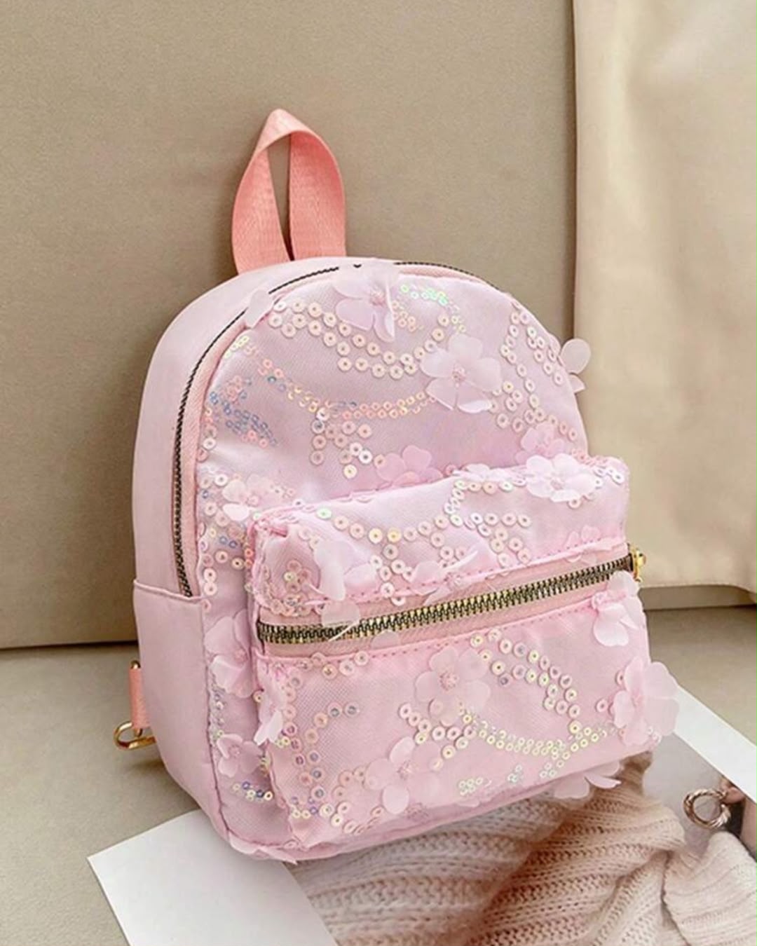 BB Sequined Backpack