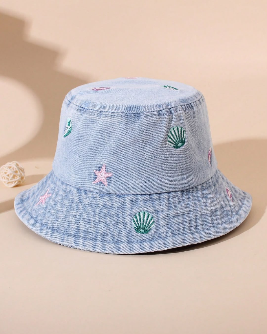 BB Light Blue Washed Denim Bucket Hat | 3Y - 8Y