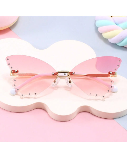 BB Pink Butterfly Shaped Shades