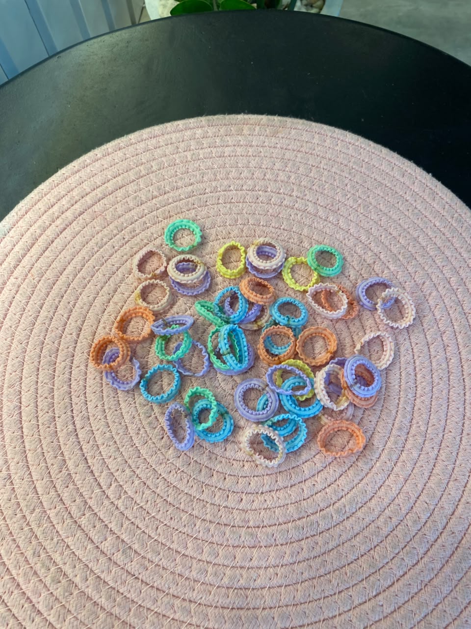 BB Pastel Seamless Elastic Hair ties