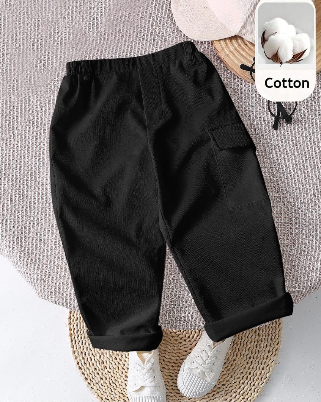 Baby Boys Casual Cargo Pant | 6M - 3Y