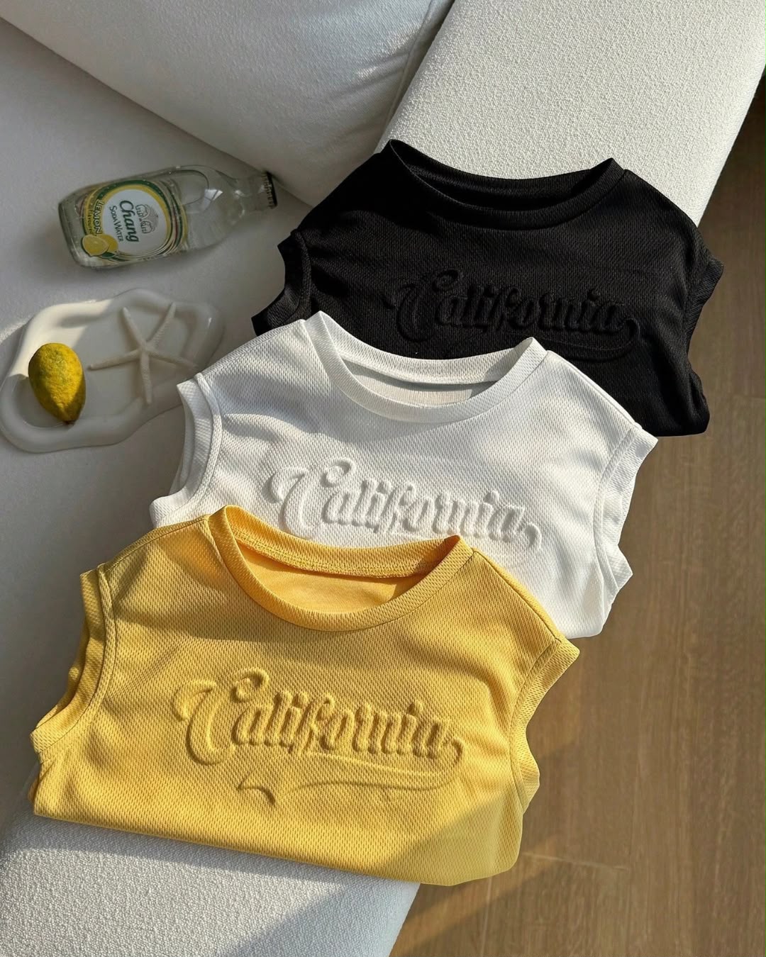 Baby Girls/Boys Embossed CALIFORNIA Tee | 6M - 3Y