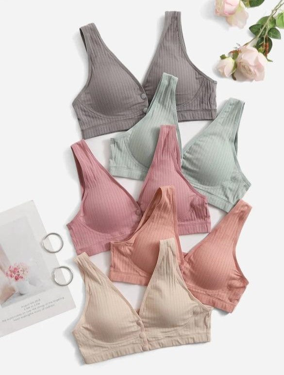 Maternity Button Front Nursing Bra