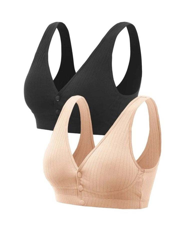 Maternity Button Front Nursing Bra