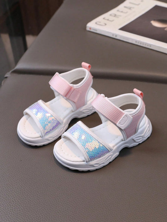 Pink Glitter Sandals